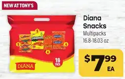 Tony’s Fresh Market Diana Snacks Multipacks offer
