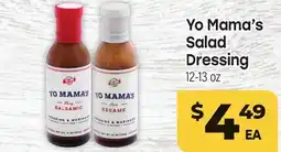 Tony’s Fresh Market Yo Mama's Salad Dressing offer