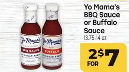 Tony’s Fresh Market Yo Mama's BBQ Sauce or Buffalo Sauce offer