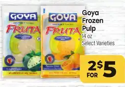 Tony’s Fresh Market Goya Frozen Pulp offer