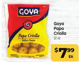Tony’s Fresh Market Goya Papa Criolla offer
