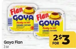 Tony’s Fresh Market Goya Flan offer