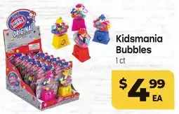 Tony’s Fresh Market Kidsmania Bubbles offer