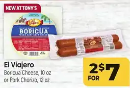 Tony’s Fresh Market El Viajero offer