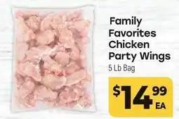 Tony’s Fresh Market Family Favorites Chicken Party Wings offer