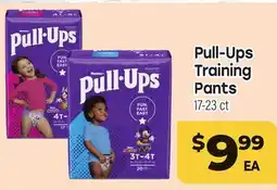 Tony’s Fresh Market Pull-Ups Training Pants offer