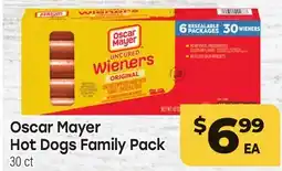 Tony’s Fresh Market Oscar Mayer Hot Dogs Family Pack offer