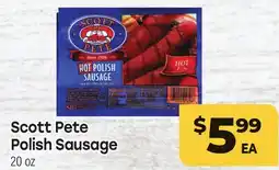 Tony’s Fresh Market Scott Pete Polish Sausage offer
