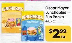 Tony’s Fresh Market Oscar Mayer Lunchables Fun Packs offer