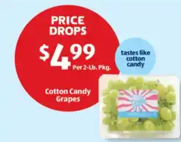 Aldi Cotton Candy Grapes offer