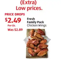 Aldi Fresh Family Pack Chicken Wings offer