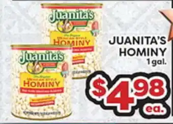 Torres Supermercado JUANITA'S HOMINY offer