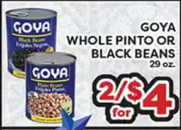 Torres Supermercado GOYA WHOLE PINTO OR BLACK BEANS offer