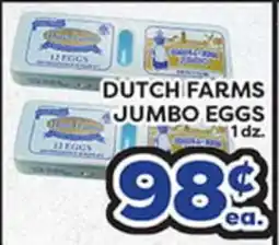 Torres Supermercado DUTCH FARMS JUMBO EGGS offer
