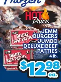 Torres Supermercado JEMM BURGERS JUMBO DELUXE BEEF PATTIES offer