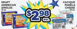 Torres Supermercado KRAFT AMERICAN SINGLES offer