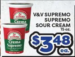 Torres Supermercado V&V SUPREMO SUPREMO SOUR CREAM offer