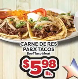 Torres Supermercado CARNE DE RES PARA TACOS offer