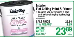 Menards Dutch Boy Interior Flat Ceiling Paint & Primer offer