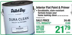 Menards Dutch Boy Interior Flat Paint & Primer offer