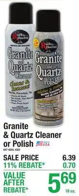 Menards Granite & Quartz Cleaner or Polish offer