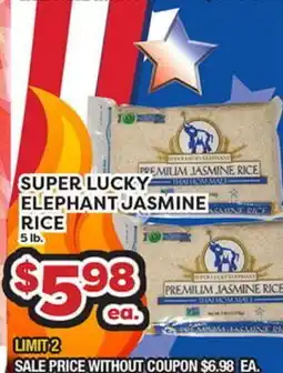 Torres Supermercado SUPER LUCKY ELEPHANT JASMINE RICE offer