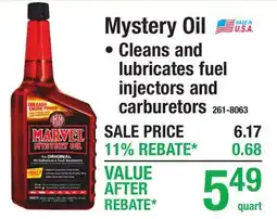 Menards Mystery Oil offer