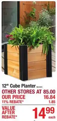 Menards 12 Cube Planter offer