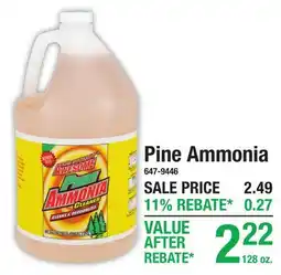 Menards Pine Ammonia offer