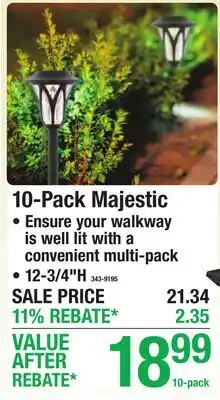 Menards 10-Pack Majestic offer