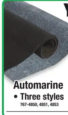 Menards Automarine Indoor/Outdoor Carpet offer