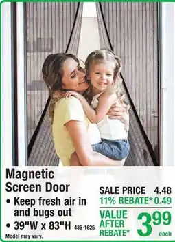 Menards Magnetic Screen Door offer