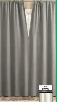 Menards 74W x 84L Taylor 2-Panel Curtain Panels offer