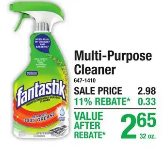 Menards Multi-Purpose Cleaner offer