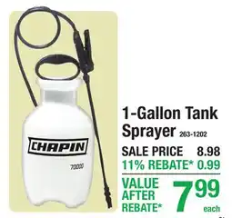 Menards 1-Gallon Tank Sprayer offer