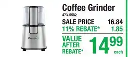 Menards Coffee Grinder offer