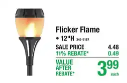 Menards Flicker Flame Path Light offer