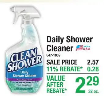 Menards Daily Shower Cleaner offer