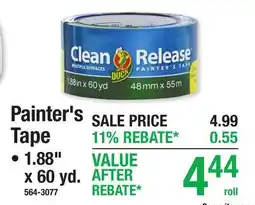 Menards Painter'S Tape offer