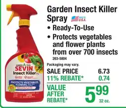Menards Garden Insect Killer Spray offer