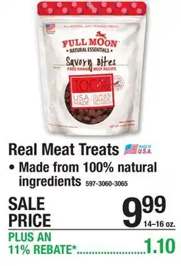 Menards Real Meat Treats offer