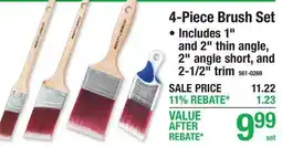 Menards 4-Piece Brush Set offer