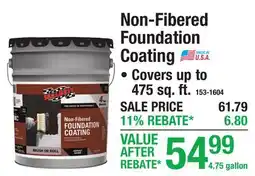 Menards Non-Fibered Foundation Coating offer