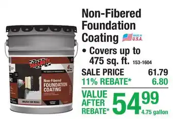 Menards Non-Fibered Foundation Coating offer
