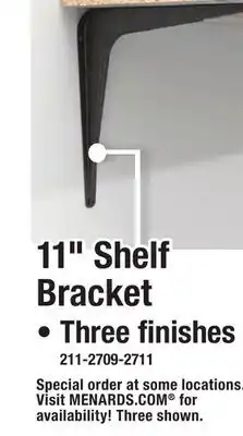Menards 11 Shelf Bracket offer