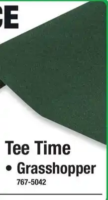 Menards Tee Time offer