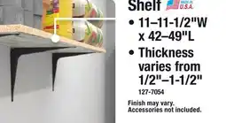 Menards Shelf offer