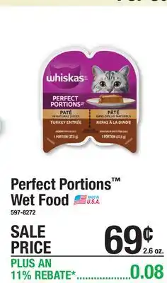 Menards Perfect Portions Wet Food offer