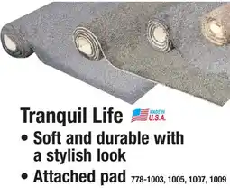Menards Tranquil Life offer