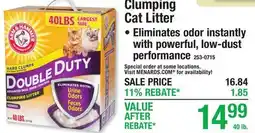 Menards Clumping Cat Litter offer